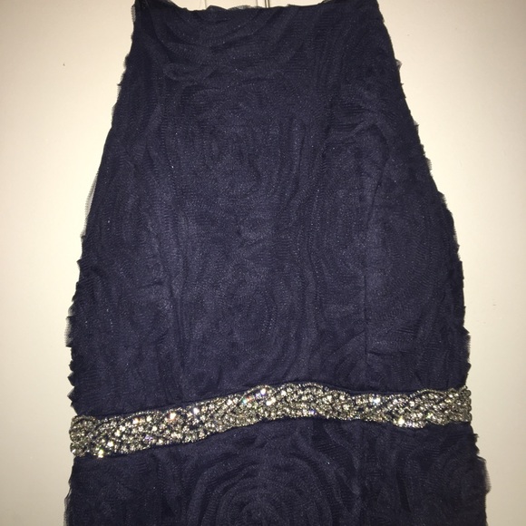 Navy blue prom dress - Picture 2 of 5
